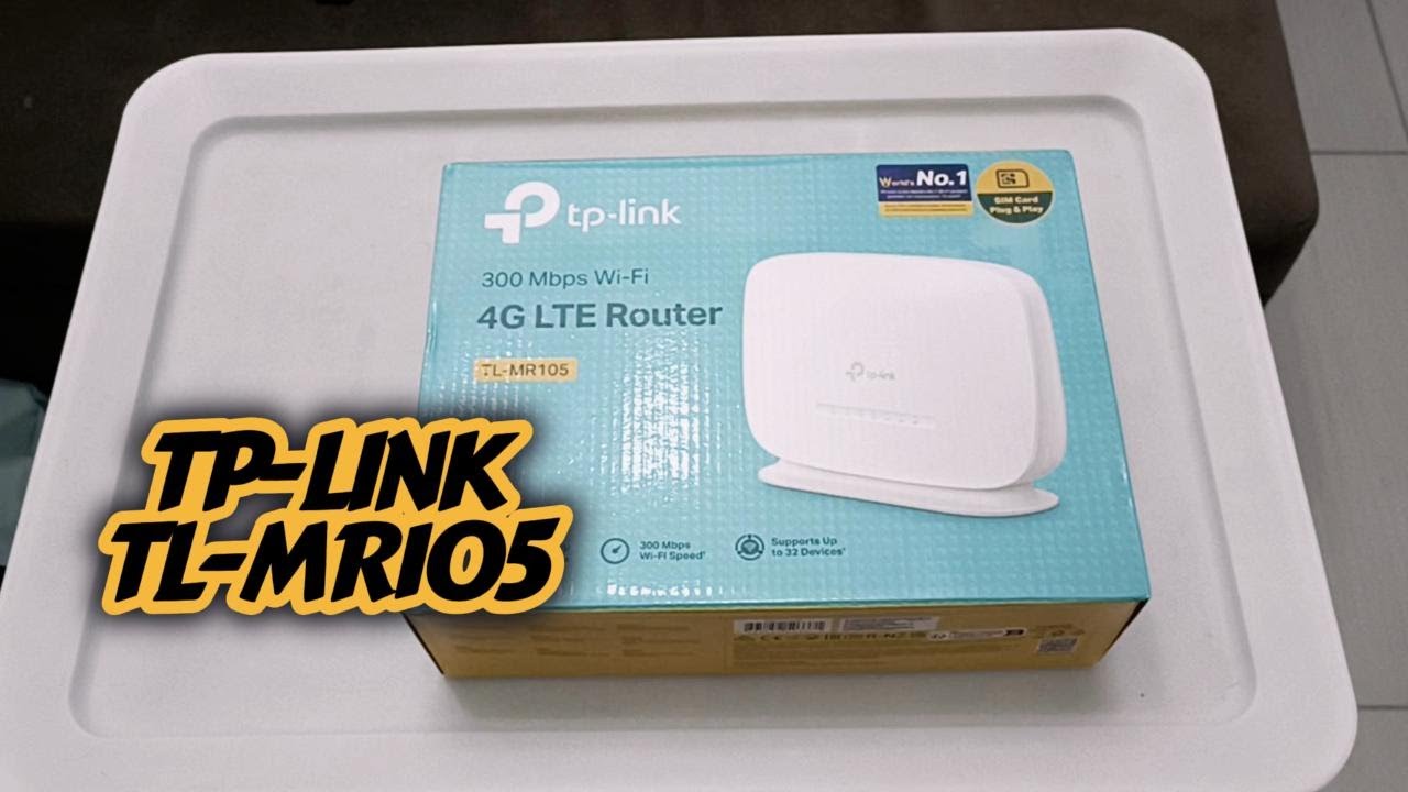 Unboxing TPLink TL-MR105