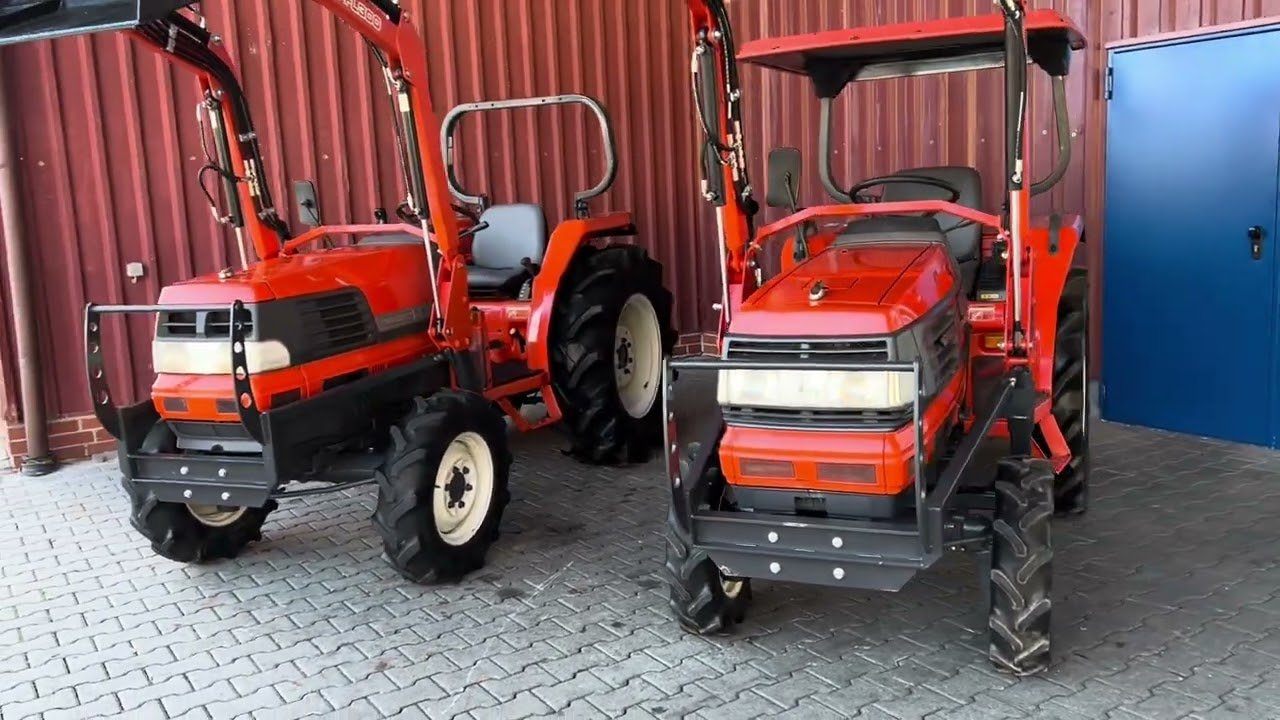 Kubota GL320 und Kubota GL241 im Größenvergleich