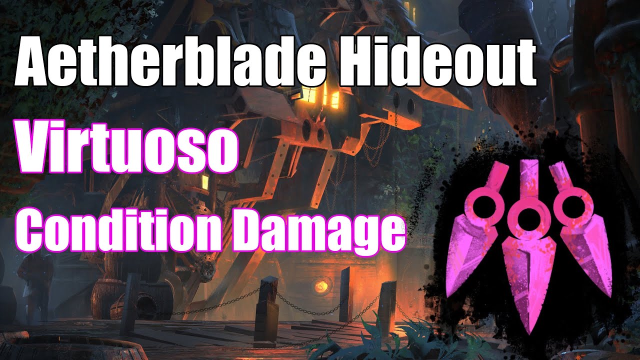 Guild Wars 2 Virtuoso Condition Damage Aetherblade Hideout Strike