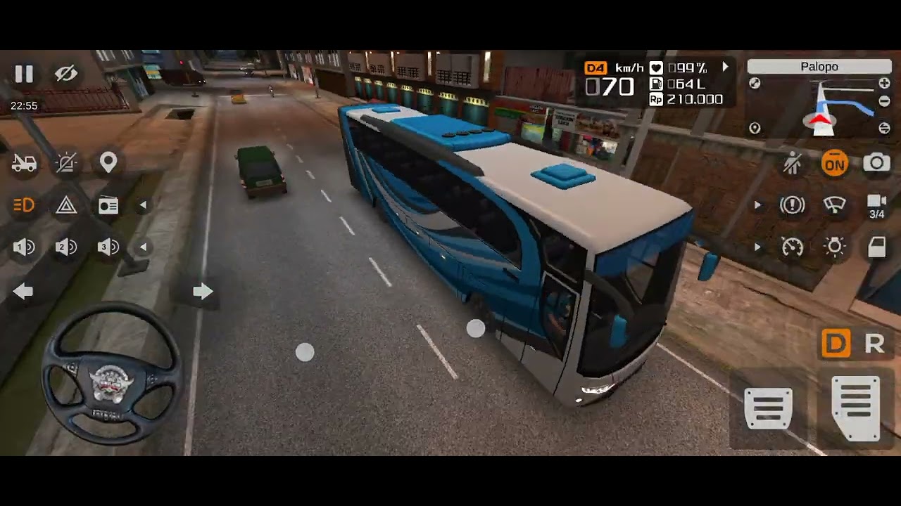 Bus simulator mountain driving