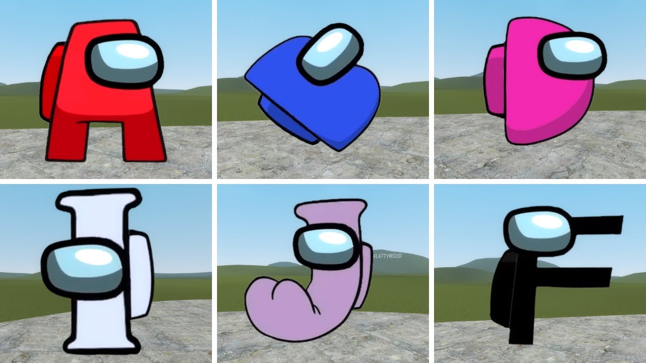 AMONG US ALPHABET LORE FAMILY ! Garry's Mod