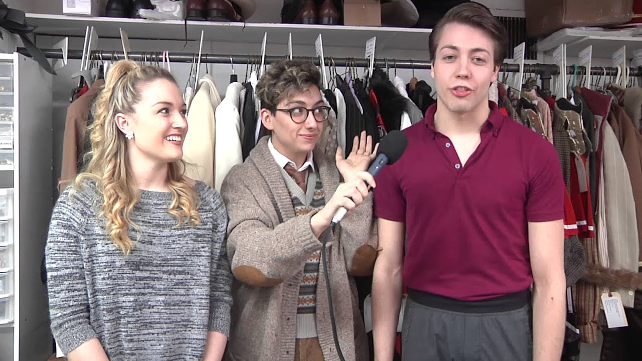 Man in Chair Backstage Look of Point Park University's Production of 