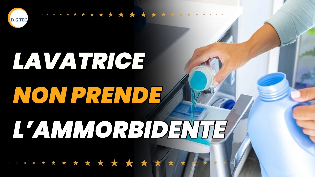 Lavatrice non prende ammorbidente