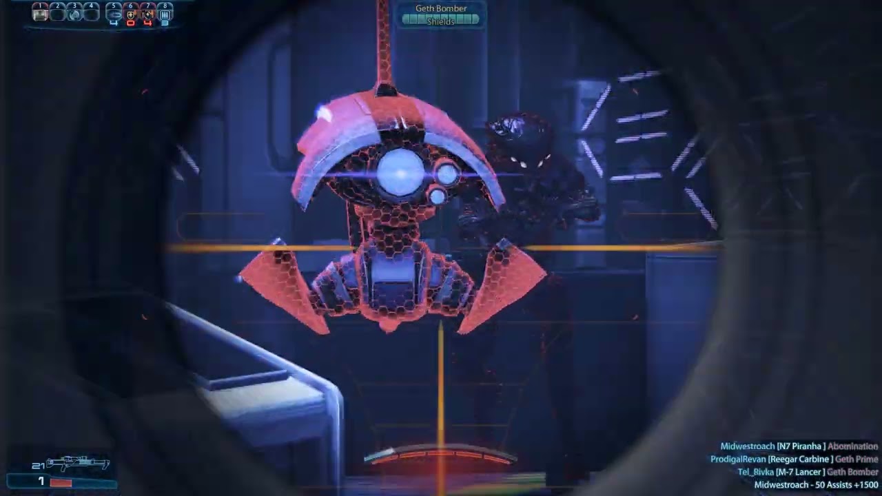 Mass Effect 3 Drell Assassin Infiltrator,  Firebase Hazard Glacier - Collector, Platinum. (Sub 20)