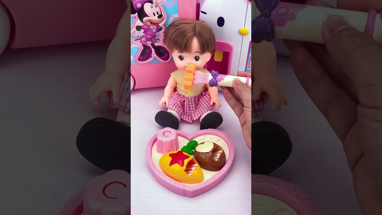 Tight Remin & Solan Donald & Daisy Lunch Plate Set Satisfying with Unboxing & Review Toy ASMR