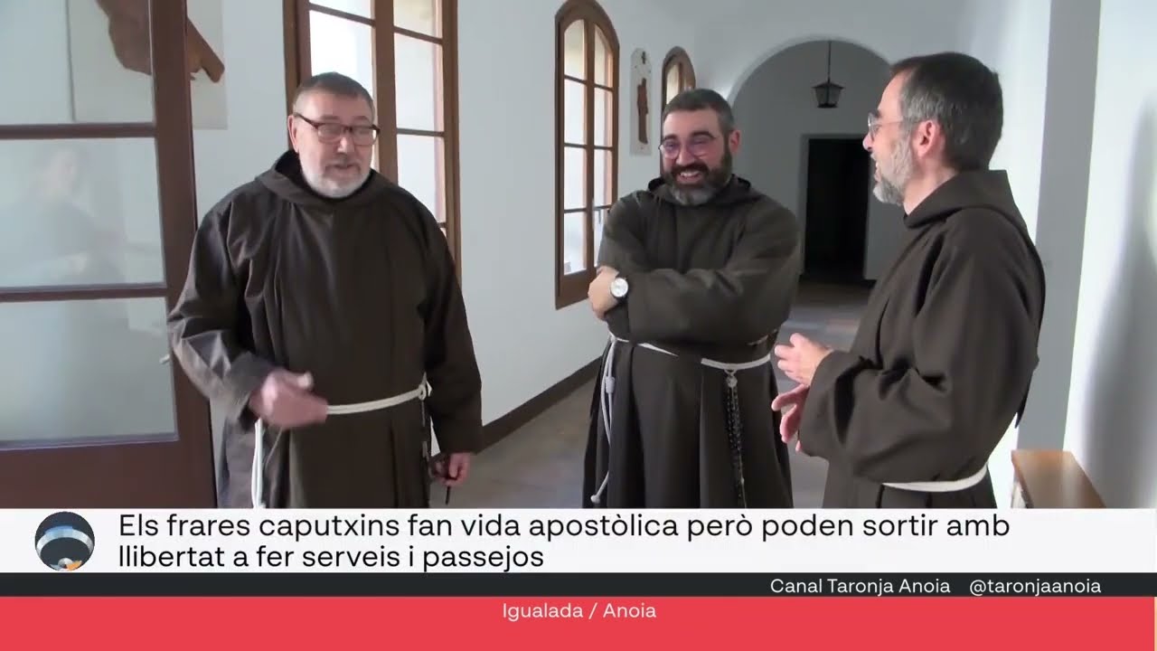 Els frares Caputxins d'Igualada ens mostren la seva vida al convent