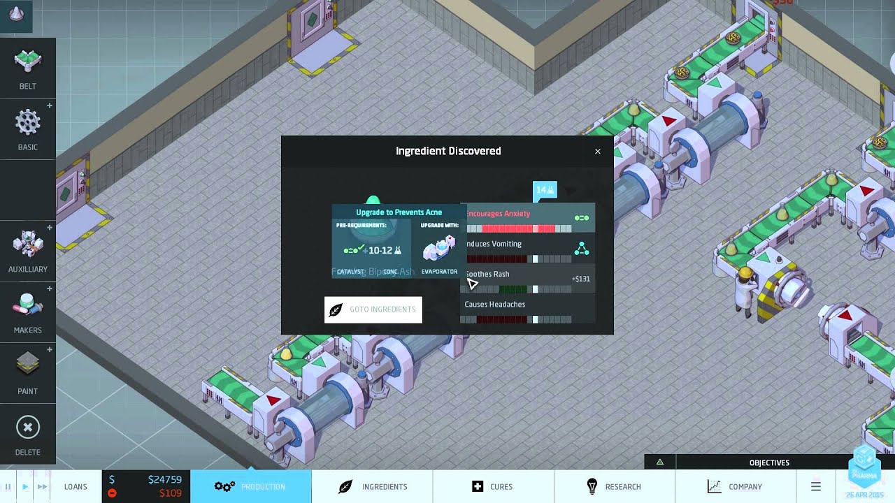 BigPharma #1 - Jak vyrobit první léky