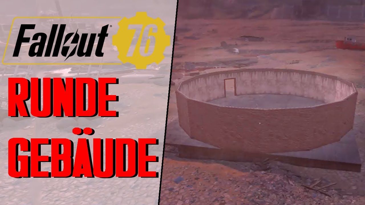 Fallout 76 - Runde Gebäude bauen