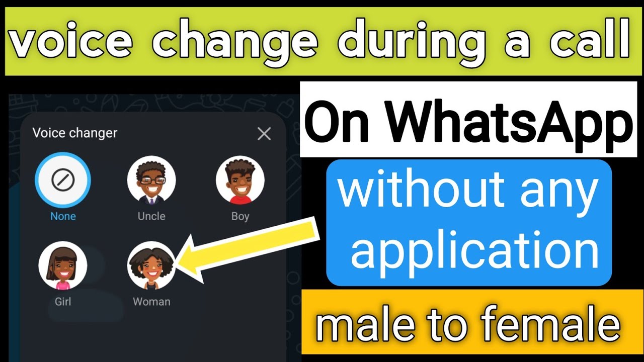 Voice change during a WhatsApp call | call py voice change kaisy karen
