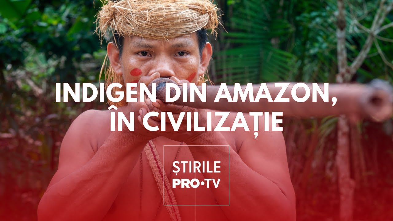 Un t&acirc;năr dintr-un trib de indigeni din Amazon și-a făcut apariția &icirc;n civilizație