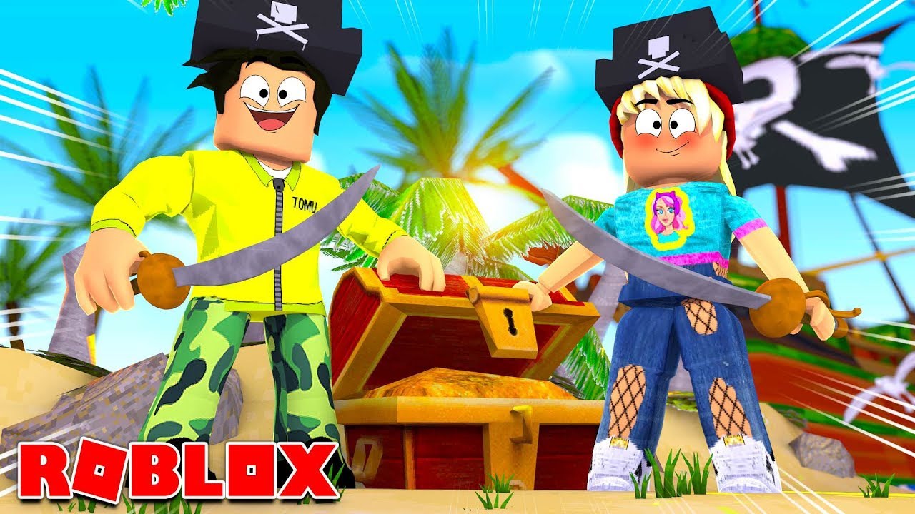 STJÄL SKATTKISTOR MED FLICKVÄNNEN I ROBLOX