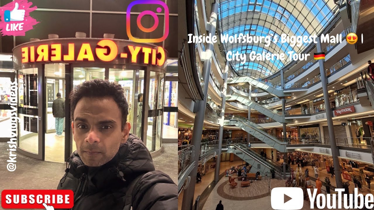 Inside Wolfsburg’s Biggest Mall 😍 | City Galerie Tour 🇩🇪