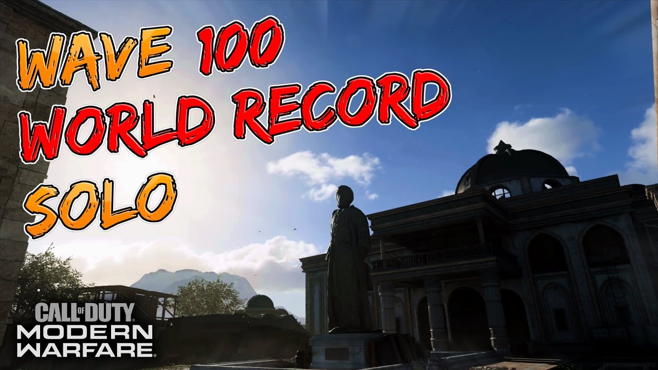 World's First *SOLO* Wave 100 on Modern Warfare Survival - (Aniyah Palace)