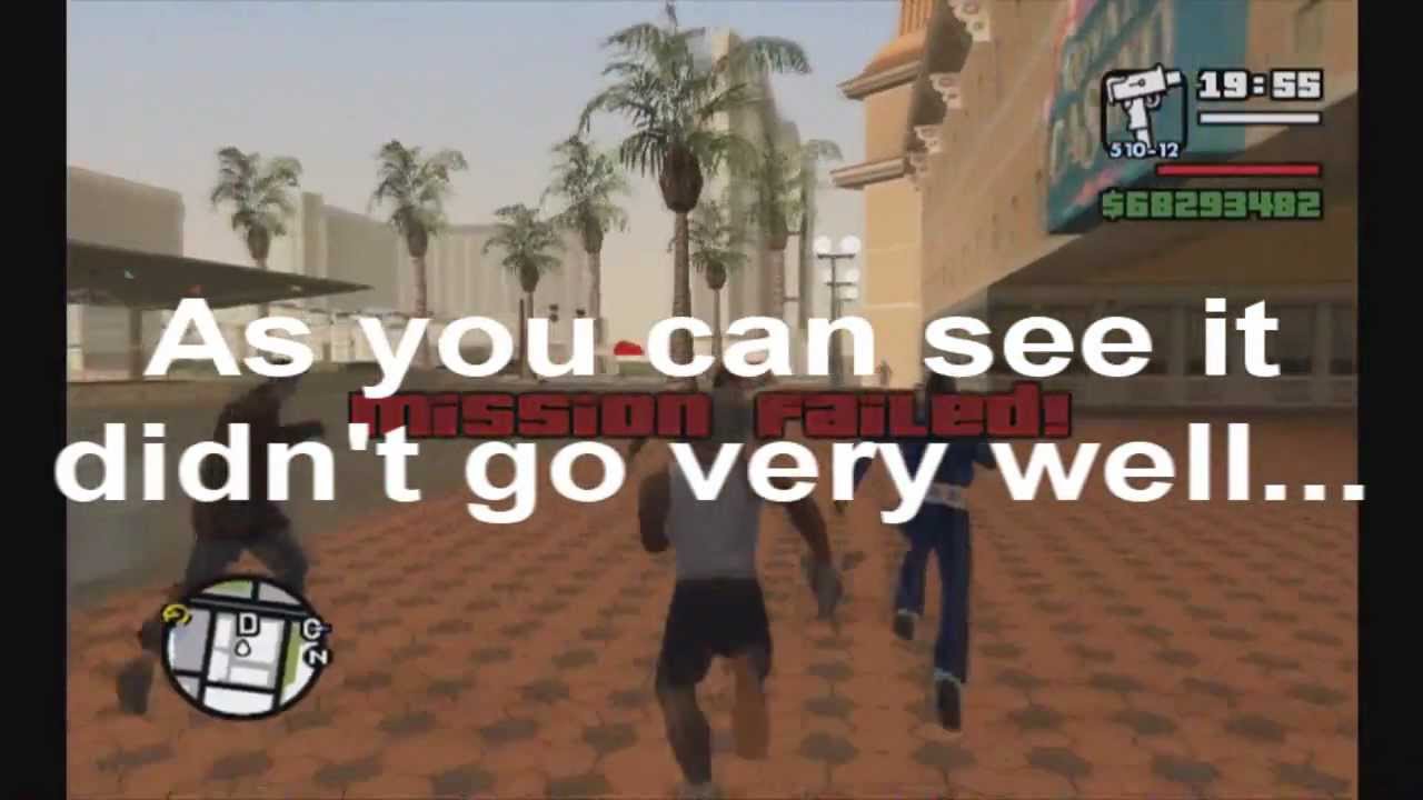 GTA San Andreas Madd Dogg Mission Glitch