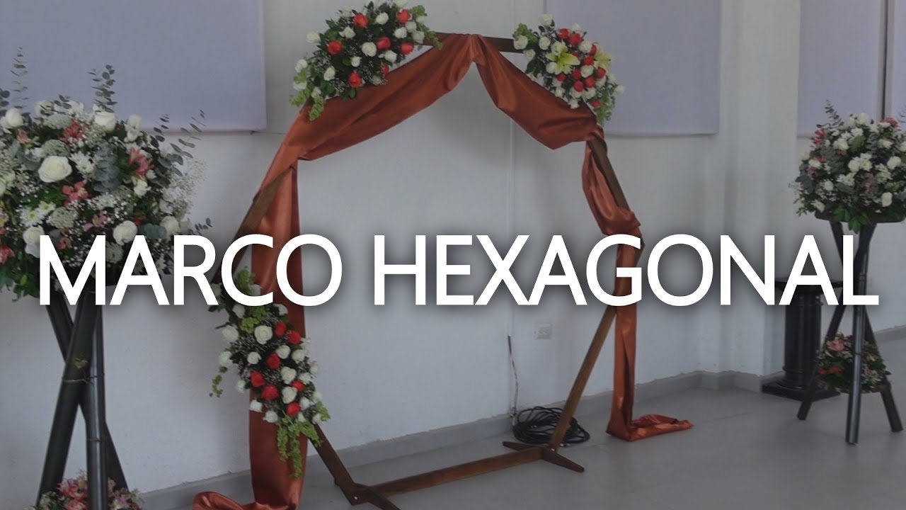 Marco Hexagonal para Fiestas y Eventos | DESMONTABLE!!