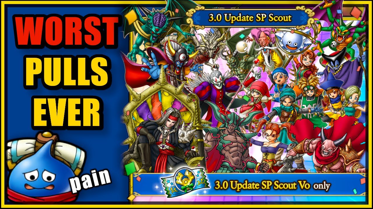 100 pulls on the 3.0 Update Banner | Dragon Quest Tact