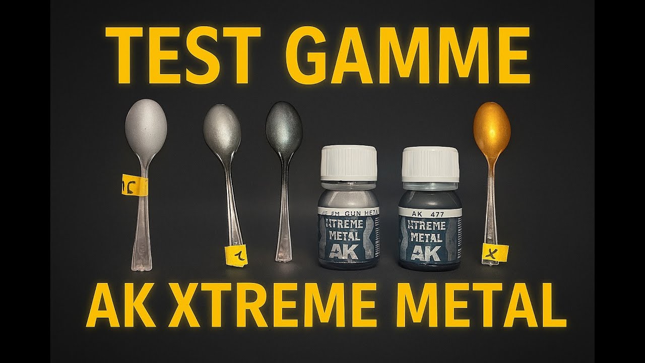 TEST complet de la gamme AK Xtreme Metal &mdash; Le MEILLEUR m&eacute;tal pour vos maquettes?