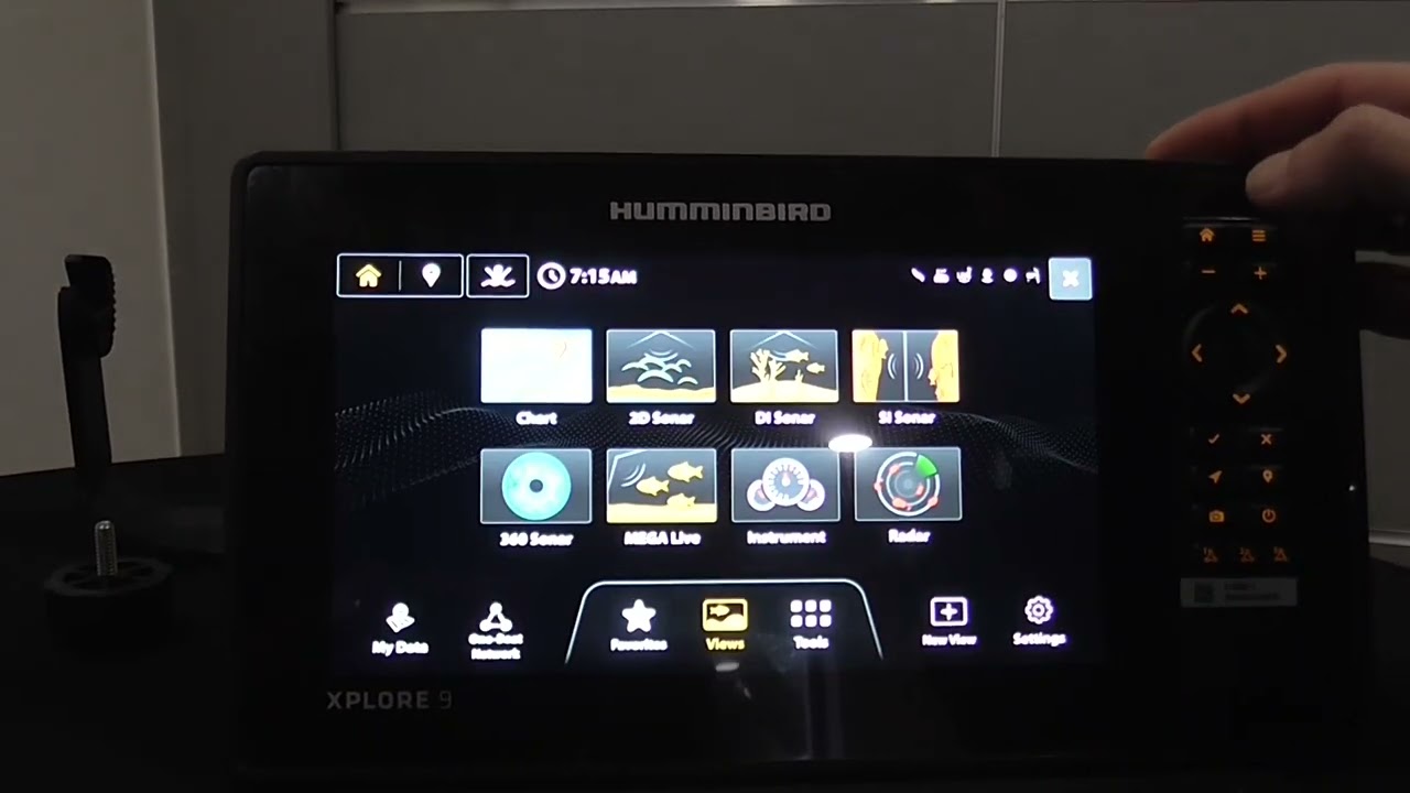 Humminbird Xplore w trybie Mega Live