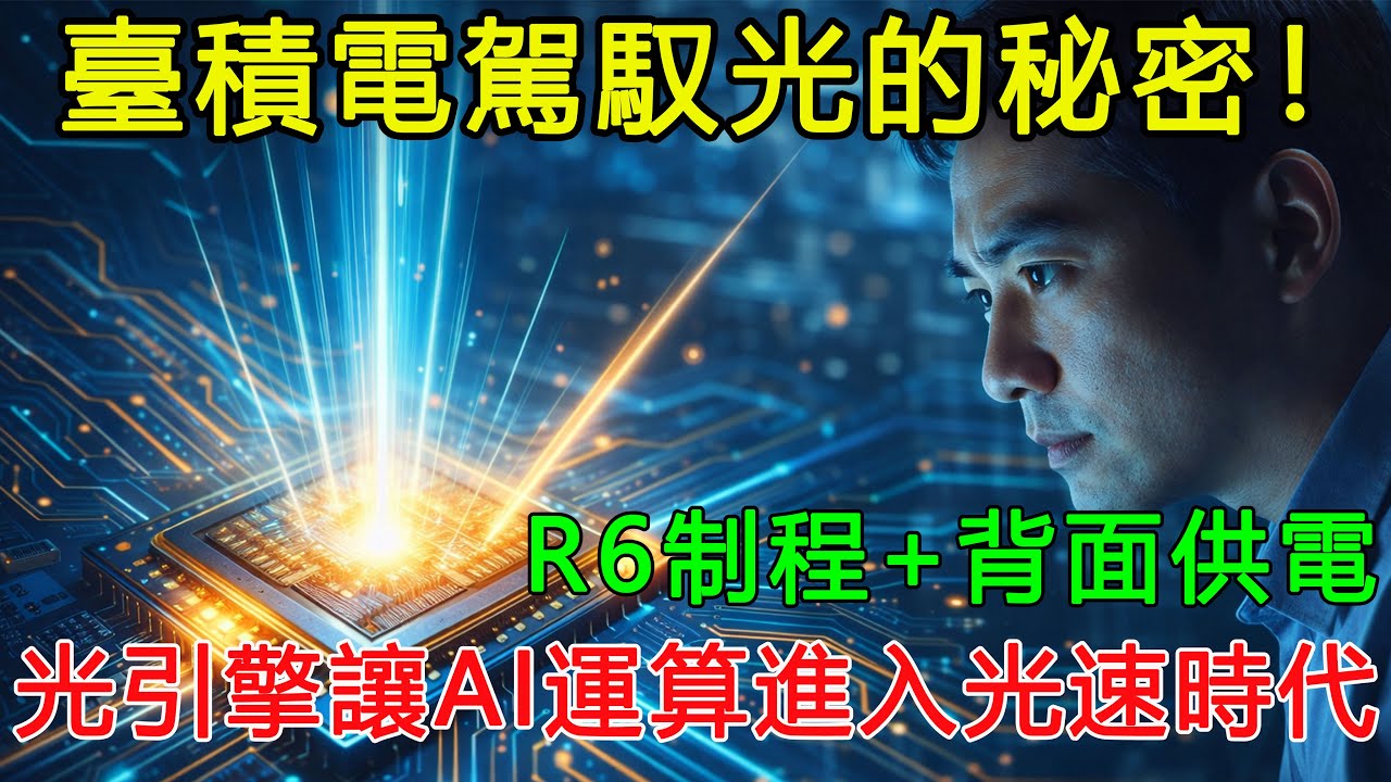 告別電時代！臺積電光技術碾壓矽谷，十年內無對手，顛覆70年規則！臺積電R6制程+背面供電，開啟光紀元