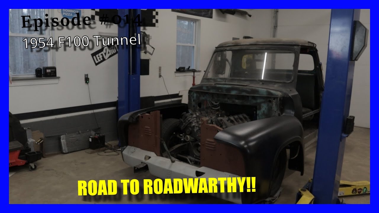 1954 ford f100 transmission tunnel