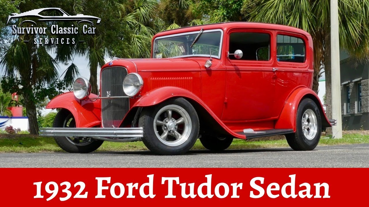 🔥 1932 Ford Tudor Sedan Street Rod – All Steel Body | 350 V8, TH350 Auto, A/C | Show Quality Hot Rod