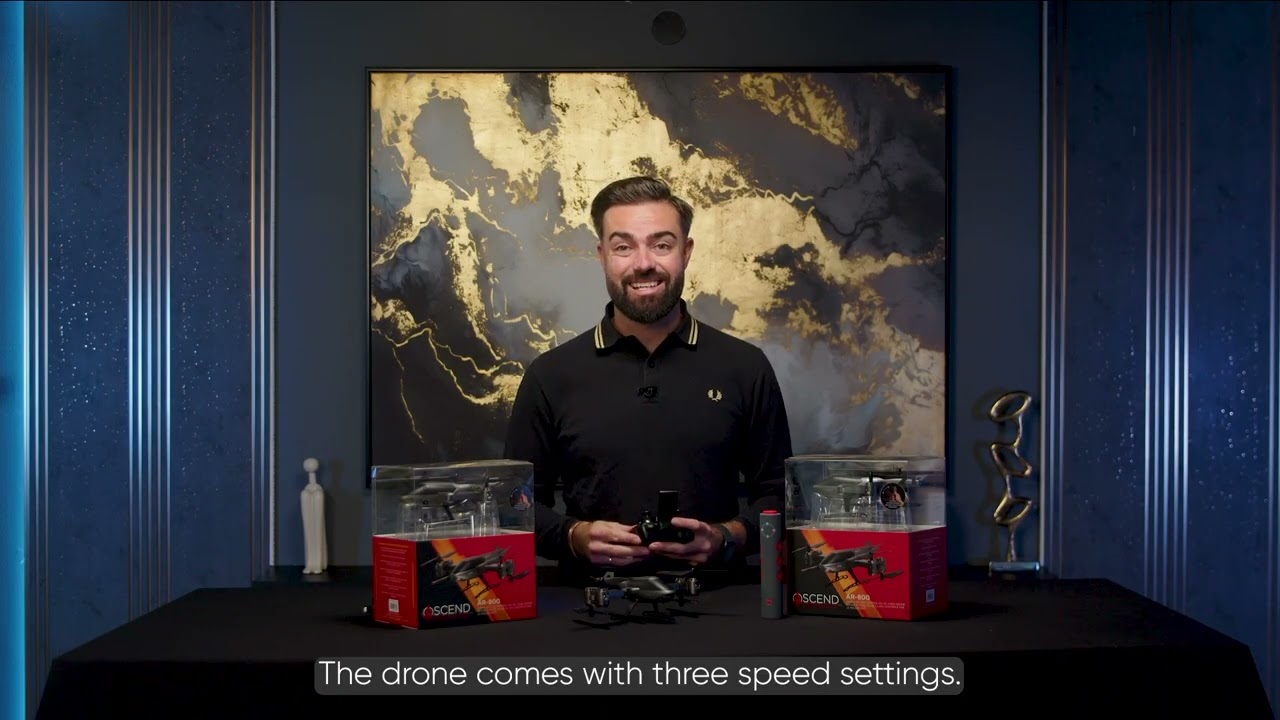 Ascend Aeronautics AR 800 Motion Controlled HD Drone Training Video