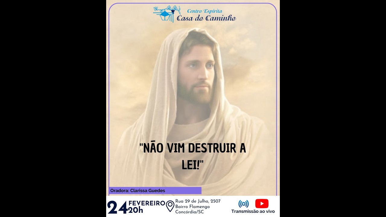 Não vim destruir a lei