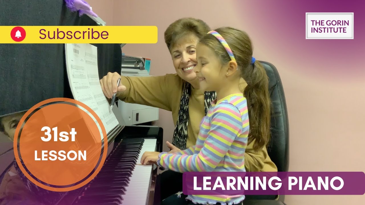 🎹 First Year of Piano Lessons | 🎶 Mila (5 y.o.) | Lesson #31 | Irina Gorin