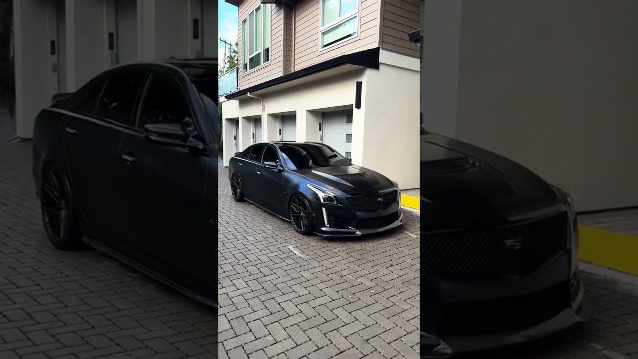 Sound ON! Cadillac CTS-V Cold Start 🖤🔊