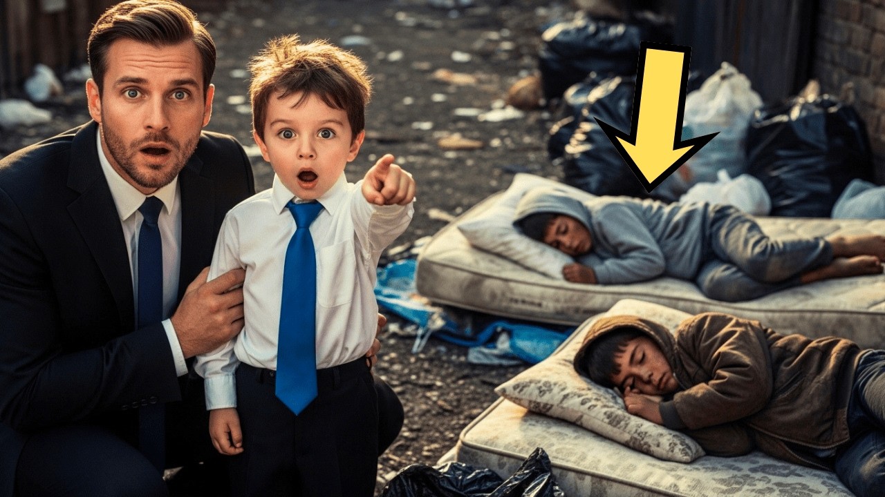 MENINO VIU DUAS CRIANÇAS DORMINDO NO LIXO E REVELOU UM SEGREDO QUE CHOCOU O MILIONÁRIO