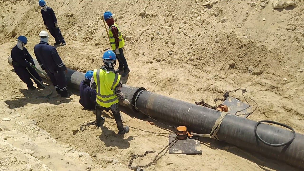 DI(Ductile iron) Pipe Laying👷#DI pipe installation tutorial🛠️#Piping Engineer malayalam