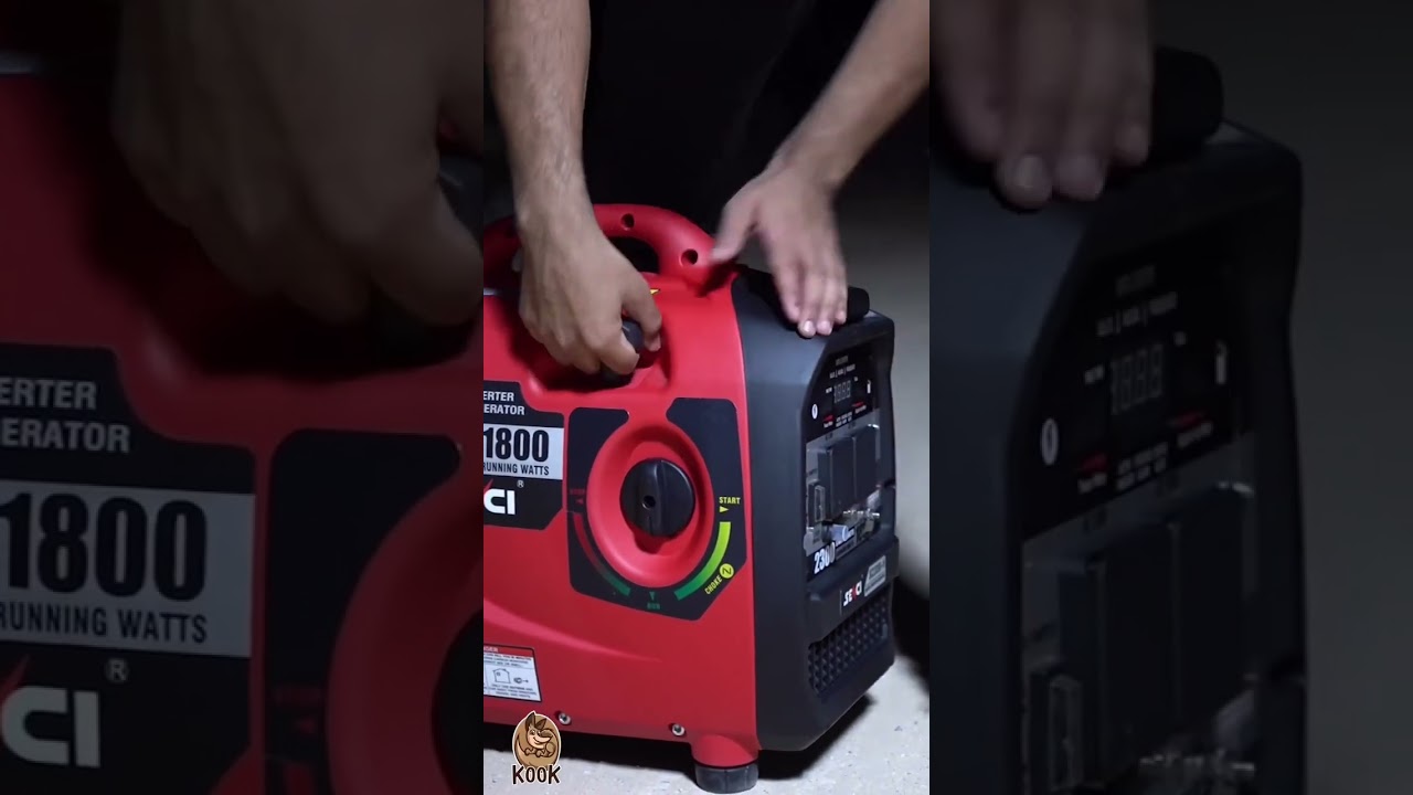 If you enjoy camping, a portable generator provides power where you need it ⚡️ #kook