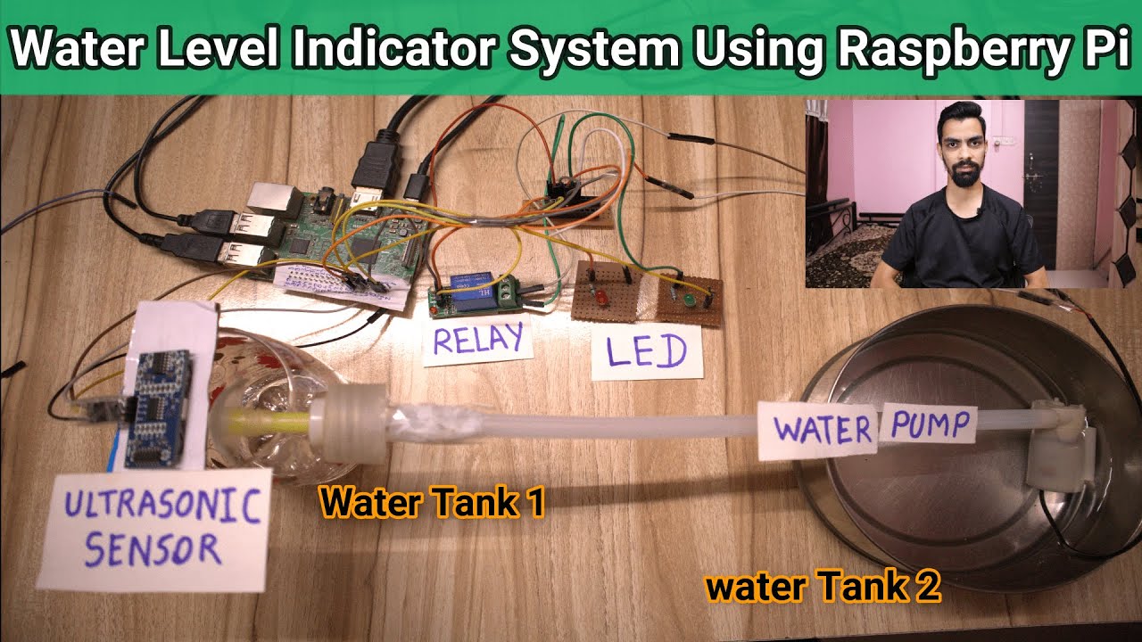 Индикатор уровня воды с использованием ультразвукового датчика и Raspberry Pi