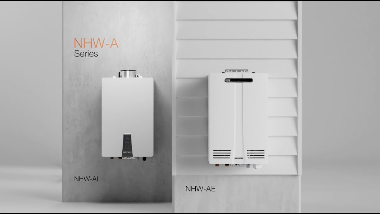 NHW-A Non-condensing Tankless Water Heater with ComfortFlow Built-in Recirc Pump and Buffer Tank