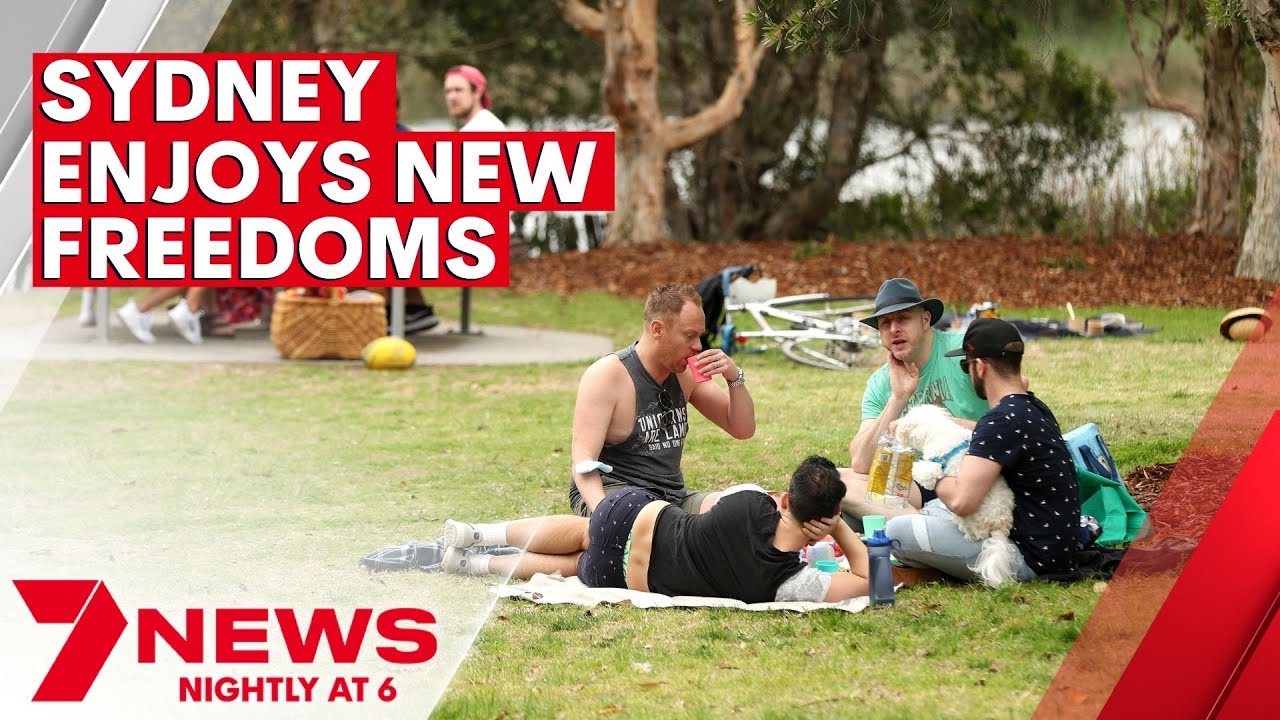 Planned anti-lockdown protests in Sydney flop as Sydneysiders enjoy new freedoms | 7NEWS