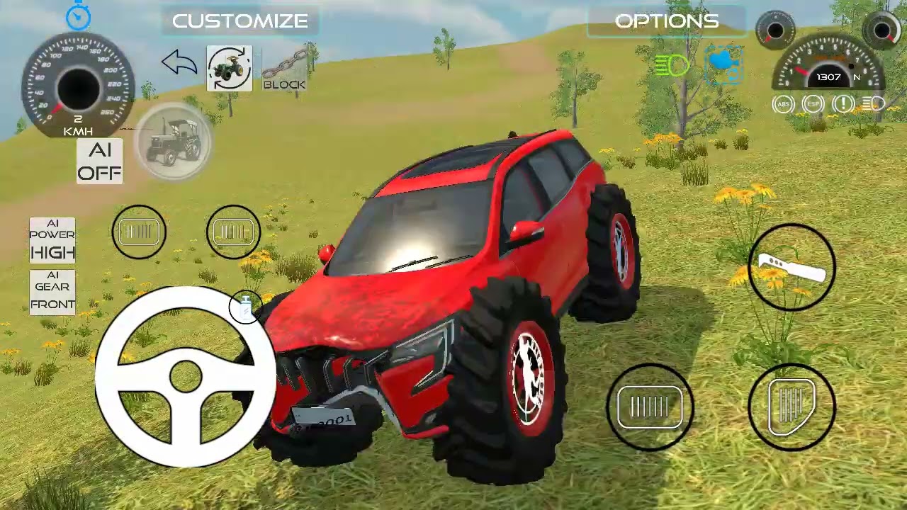 GTA Big RED Monster car Gameplay