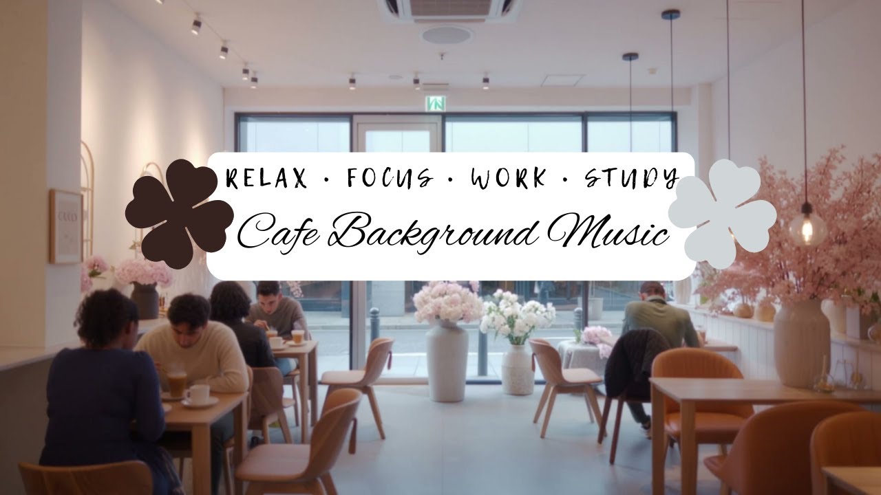 Minimalist & Dried Flower Cafe Background Music for Focus & Study ☕🎀 | Cafe Note Ambience カフェの勉強BGM