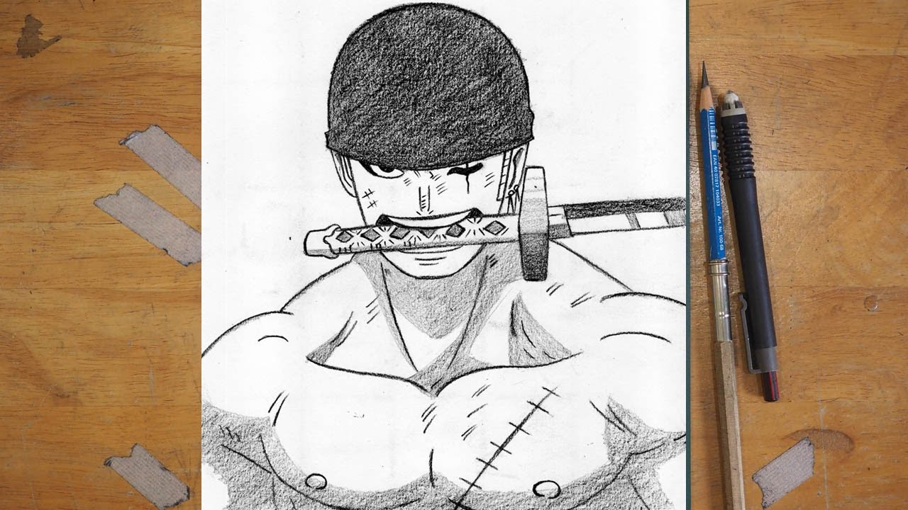 How to Draw Zoro | Step by Step Tutorial | Beginners Drawing