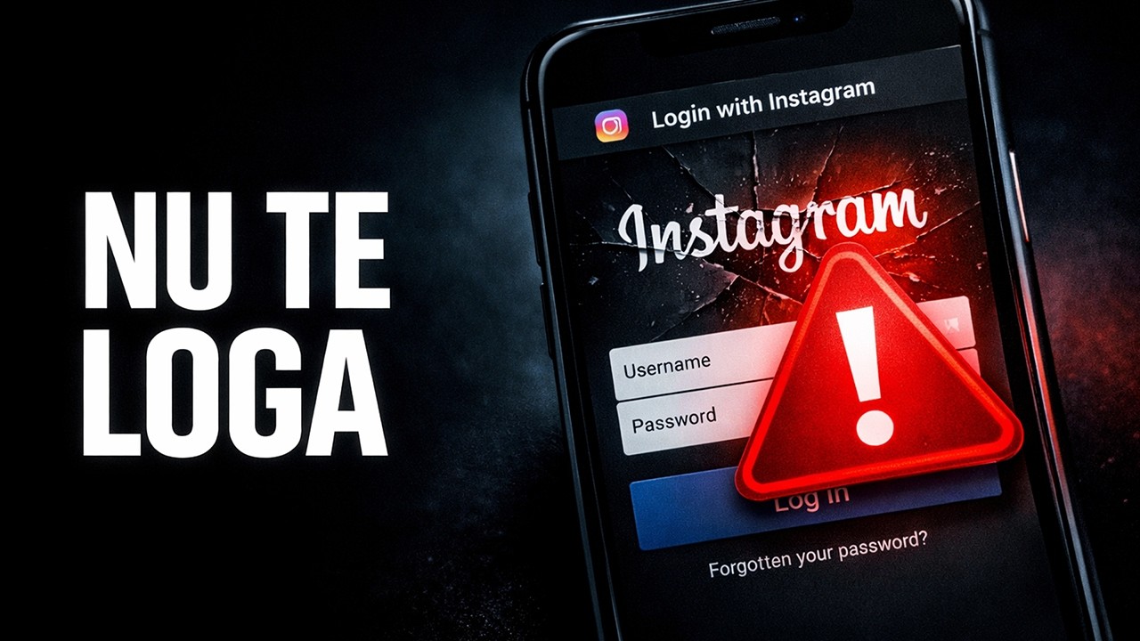 MESAJUL CARE ÎȚI FURĂ CONTUL DE INSTAGRAM