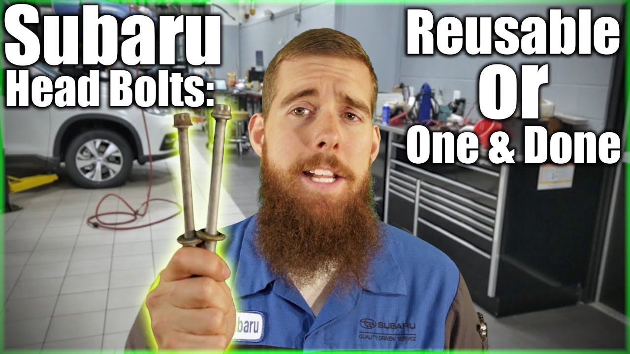 Subaru Head Bolts: Reusable or One & Done?