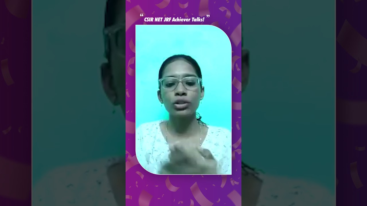CSIR NET Mathematics Study Tips! by CSIR NET JRF Achiever Sarihaa Sri