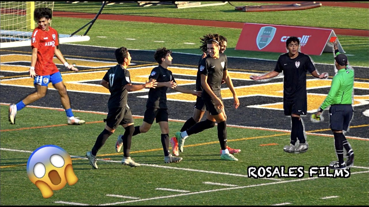 Unfortunate Dislocated Shoulder *Red Card* Albion SD vs Strikers FC U17 EA