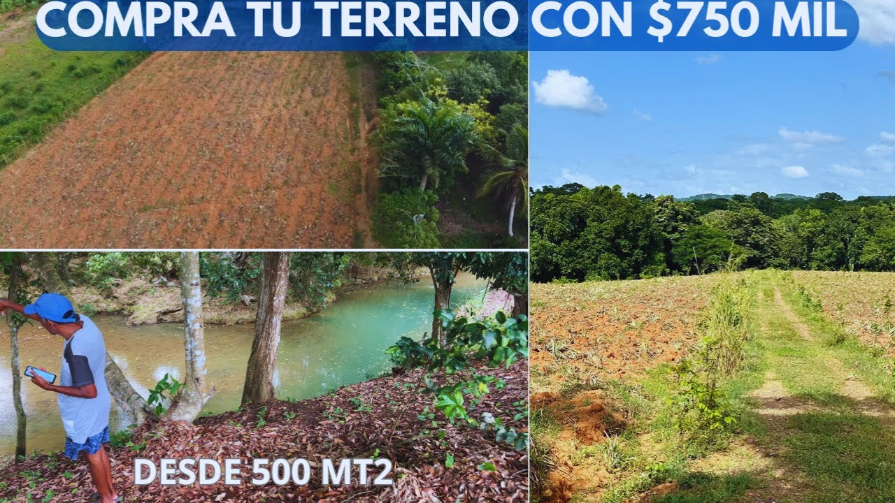 Terrenos en la zona más Hermosa y colinda con un Hermoso río