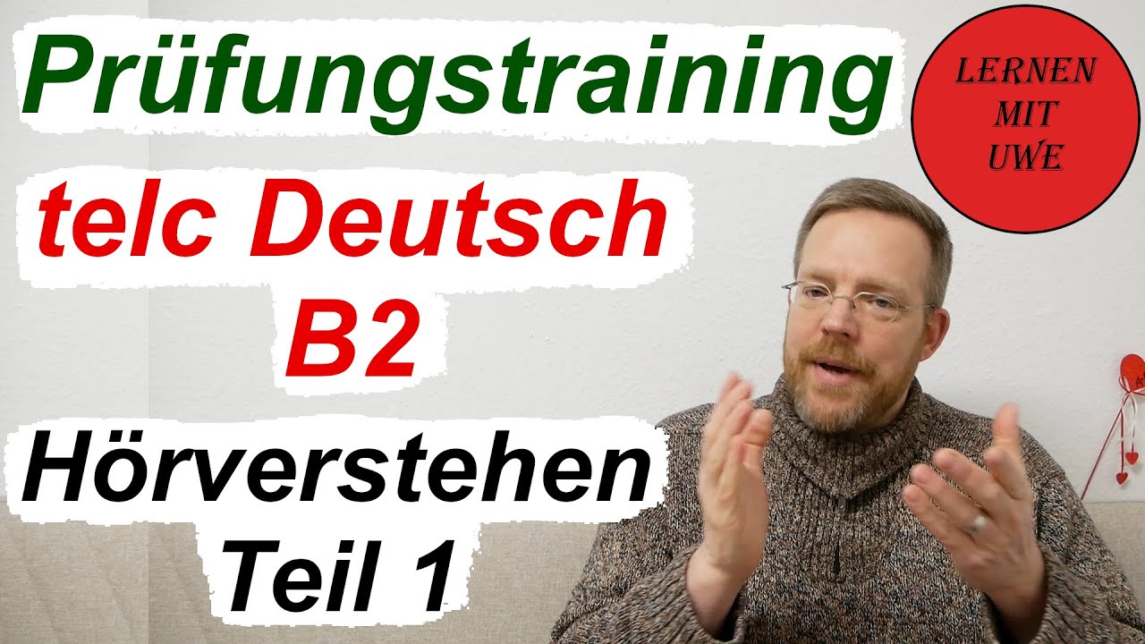 telc Deutsch B2 – Prüfung / 13 / Hörverstehen Teil 1 – Beiträge in einer Nachrichtensendung