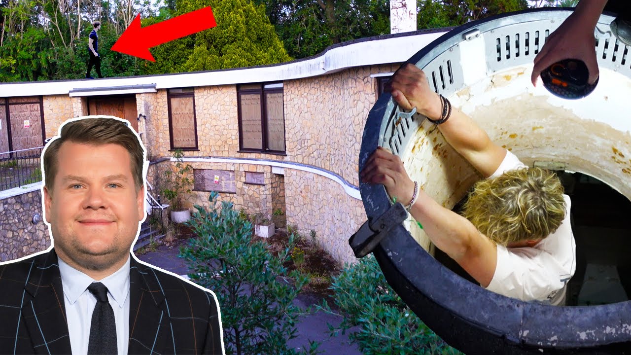 Hiding From Security At James Corden Abandoned Mansion!