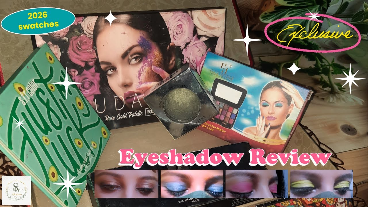 Trending Eyeshadow Palettes Swatches 💕 Must-Have Shades for Every Skin Tone