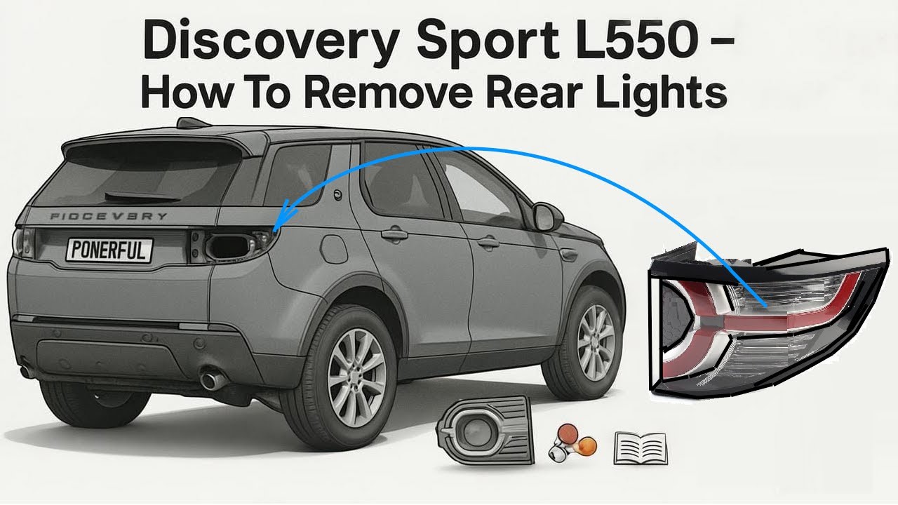 Как снять задние фонари на Land Rover Discovery Sport L550