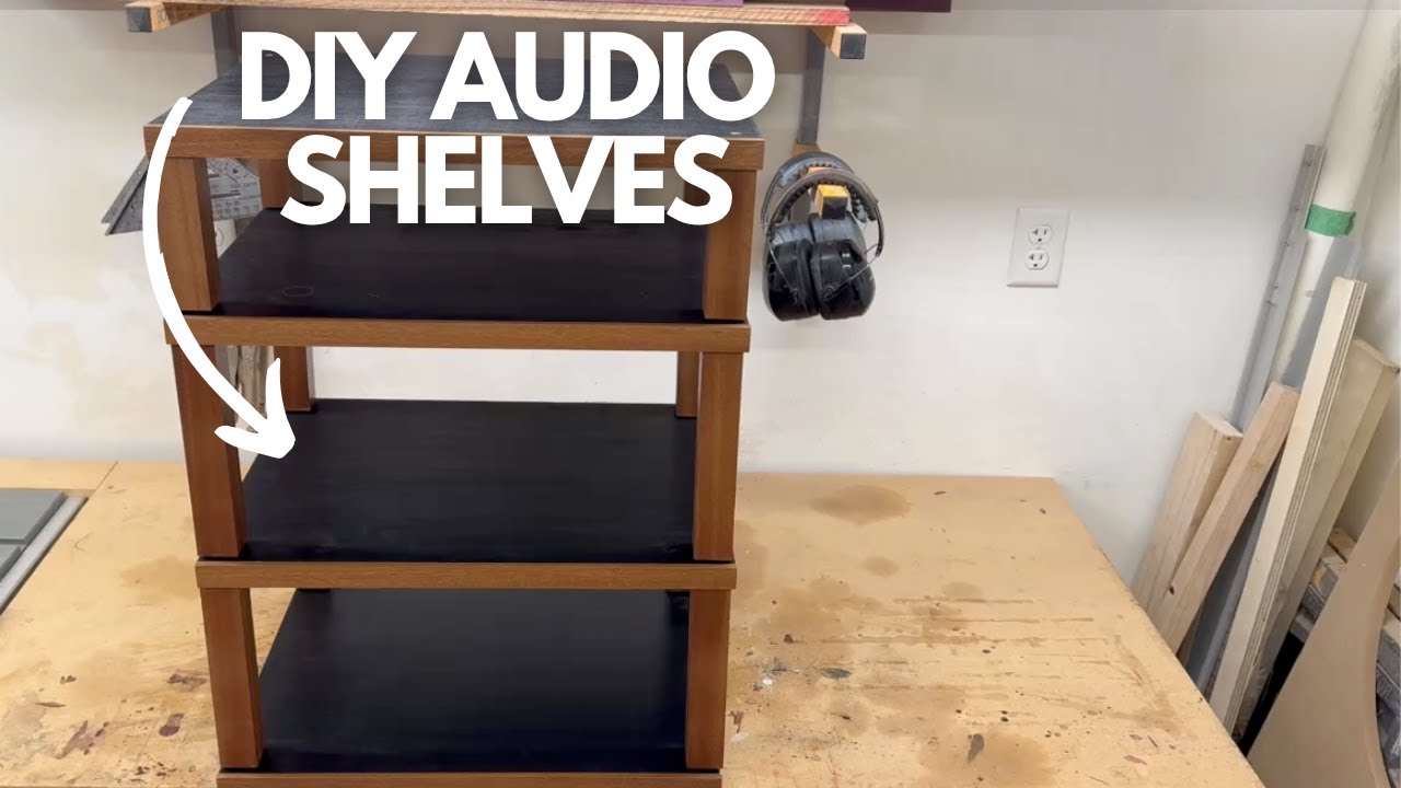 DIY Audio Equipment Shelves