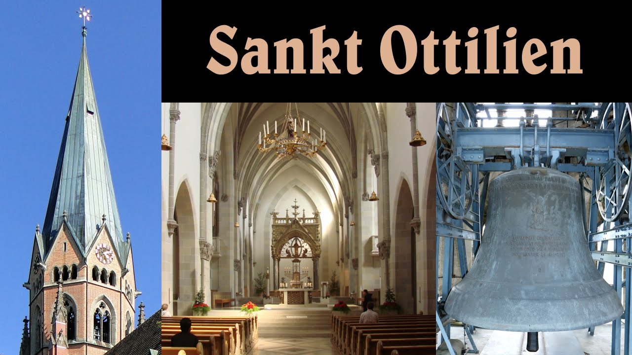 ERESING-SANKT OTTILIEN (LL), Erzabteikirche Herz Jesu - Teilgeläut und Vollgeläut (Turmaufnahme)