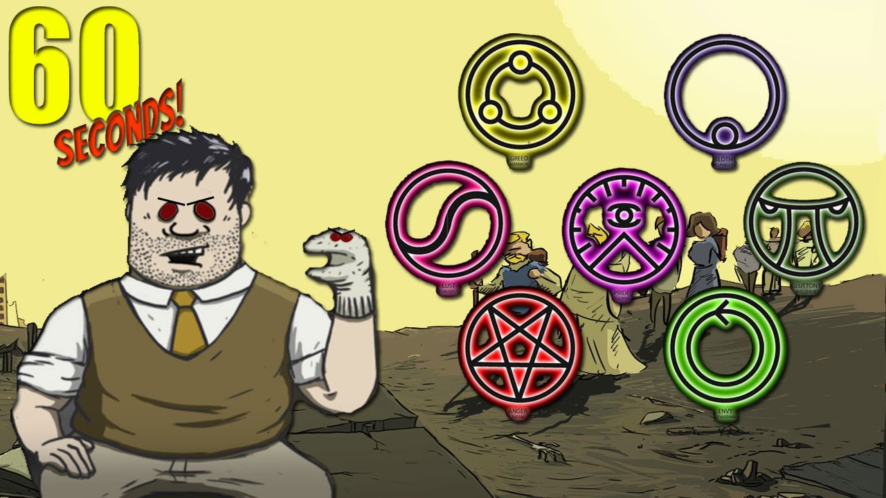 7 DEADLY SINS CHALLENGE PART 2! | 60 Seconds Game